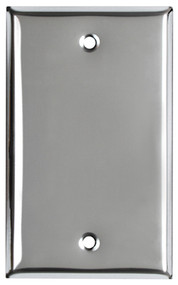 Chr 1g Blnk Wall Plate