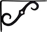 8x5-1/2 Ant Blk Bracket