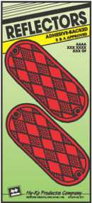 2pk4-3/8"oval Reflector