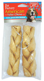 2pk 6-7 Braid Dog Treat