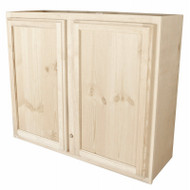 30x30 Pine Wall Cabinet