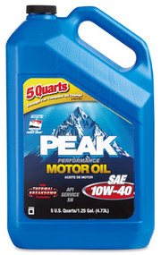 Peak5qt 10w40 Motor Oil