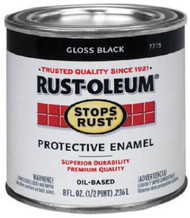 1/2pt Gls Blk Paint