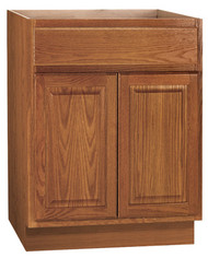 24"oak Vanity Sink Base