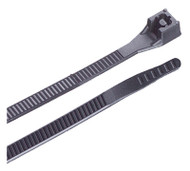 100pk 8" Blk Xtreme Tie