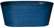 Mar10" Blu Oval Planter