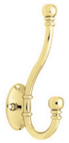 5.25"brs Ball Coat/hook