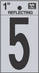 1" Blk Refl Number 5