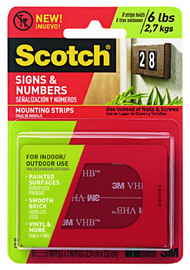 1x3 Sign/numb Mnt Strip