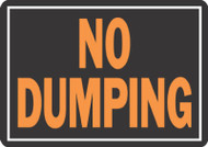 9x12 No Dumping Sign