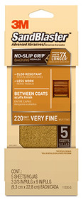5pk 220g Gld Sandpaper