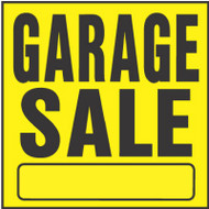 11x11 Garage Sale Sign