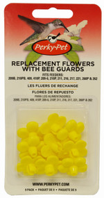 9pk Yel Feeder Flower