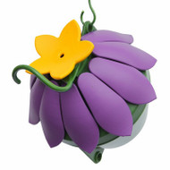 Purp Flwr Bird Feeder