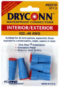 5pk Red Wire Connector