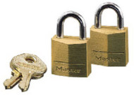 2pk Solid Brs Padlock