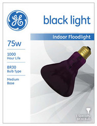 Ge 75w Blk Refl Bulb