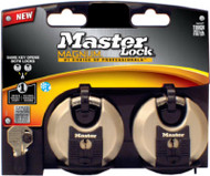 2pk 2-3/4" Disc Padlock