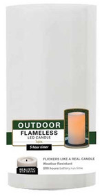 3x5 Wht B/o Out Candle