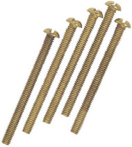 5pk Brs Rnd Head Screw