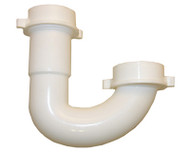 1-1/2" Wht Pvc J Bend