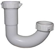 1-1/4" Wht Pvc J Bend