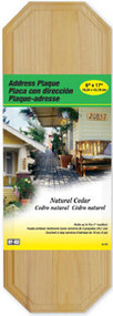 6x17 Ced Address Plaque