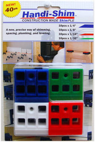 40pk Plas Shim Asstd