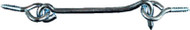 6" Zn Gate Hook/eye