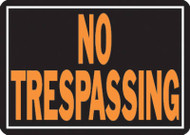 10x14 No Trespass Sign