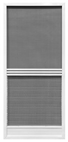 Prov36"wht Stl Scr Door