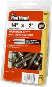 50pk 1/4x1-1/2 Anchor