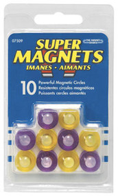 10ct Pur/yel Magnet Pin
