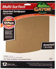 12pk9x11asstd Sandpaper