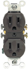 15a Brn Dplx Receptacle