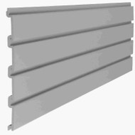 4' Gry Slat Wall