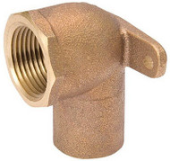 1/2" Cop Drop Ear Elbow