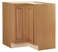 36" Oak L Susan Cabinet