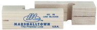 Pr 3-3/4"wd Line Blocks