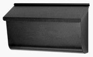 Xl Blkgalv Wall Mailbox