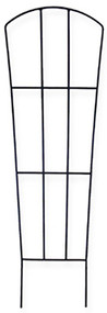 24" Blk Fan Pot Trellis