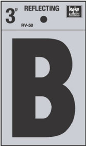 3" Refl Vinyl Letter B