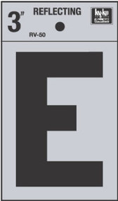 3" Refl Vinyl Letter E