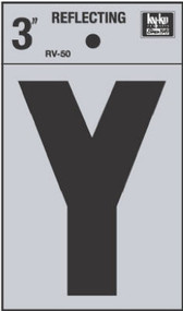 3" Refl Vinyl Letter Y