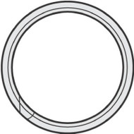 100pk3/4"split Key Ring