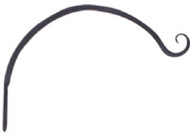 7"blk Curv Plantbracket