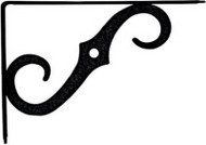 10x7 Ant Blk Bracket