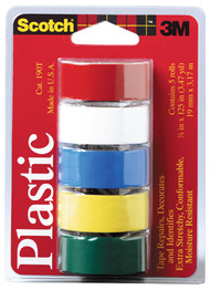 5pk 3/4x125 Color Tape