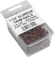 1-1/4" Brn Trim Nails