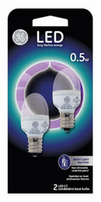 Ge 2pk 5w C7 Led Bulb